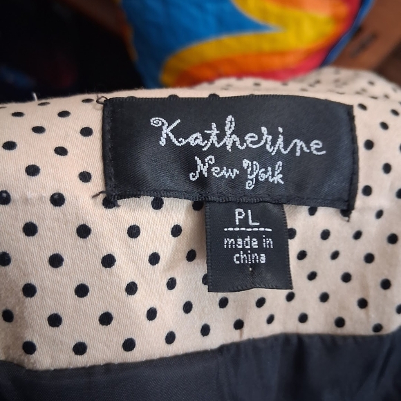 Chic Apricot and Black Polka Dot Trench Coat - Picture 7 of 10